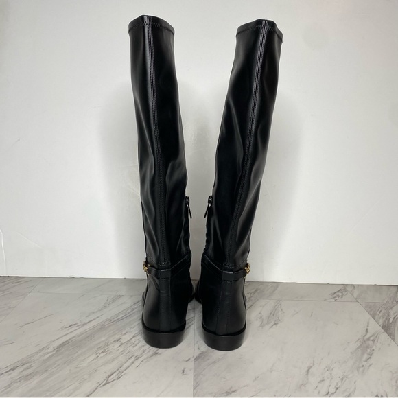 Sam Edelman Clive Black Black Leather Square Toe Tall Boot 7M - Picture 3 of 15